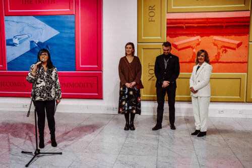 Arkadiusz Karapuda po raz pierwszy w Miejskiej Galerii Sztuki im. Wł. hr. Zamoyskiego